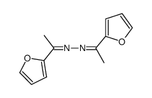 1-(2-Furanyl)ethanone [1-(2-furanyl)ethylidene]hydrazone Structure