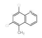 Quinoline,6,8-dichloro-5-methyl-结构式