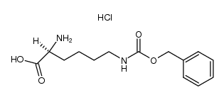 Nε-Cbz-lysOH*HCl Structure