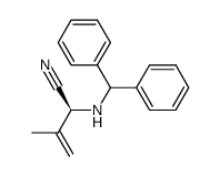 (S)-1-(N-diphenylmethyl)amino-1-cyano-2-methyl-2-propene Structure