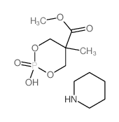methyl 2-hydroxy-5-methyl-2-oxo-1,3-dioxa-2$l^C11H22NO6P-phosphacyclohexane-5-carboxylate; piperidine picture