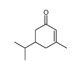 3-methyl-5-(1-methylethyl)-2-cyclohexen-1-one结构式