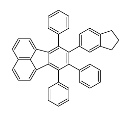 Fluoranthene,8-(2,3-dihydro-1H-inden-5-yl)-7,9,10-triphenyl-结构式