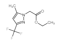 (5-Methyl-3-trifluoromethyl-pyrazol-1-yl)-acetic acid ethyl ester structure