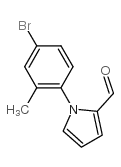 1-(4-bromo-2-methylphenyl)-1h-pyrrole-2-carbaldehyde structure