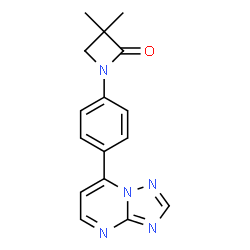 3,3-DIMETHYL-1-(4-[1,2,4]TRIAZOLO[1,5-A]PYRIMIDIN-7-YLPHENYL)-2-AZETANONE picture