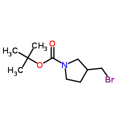 3-(溴甲基)吡咯烷-1-甲酸叔丁酯图片