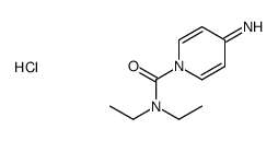 4-amino-N,N-diethylpyridin-1-ium-1-carboxamide,chloride Structure