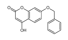 4-HYDROXY-7-BENZYLOXYCOUMARIN structure