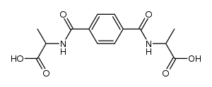 N,N'-terephthaloyl-di-alanine Structure