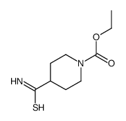 ethyl 4-carbamothioylpiperidine-1-carboxylate结构式