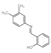 6-[[(3,4-dimethylphenyl)amino]methylidene]cyclohexa-2,4-dien-1-one结构式