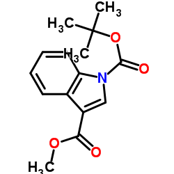 1-tert-Butyl 3-methyl 1H-indole-1,3-dicarboxylate picture