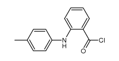 N-p-tolyl-anthraniloyl chloride结构式