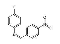 N-(4-fluorophenyl)-1-(4-nitrophenyl)methanimine结构式