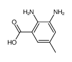 2,3-diamino-5-methylbenzoic acid结构式