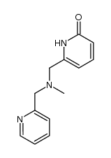 6-((methyl(pyridin-2-ylmethyl)amino)methyl)pyridin-2(1H)-one结构式