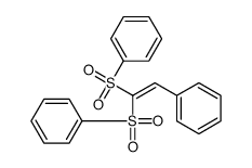 2,2-bis(benzenesulfonyl)ethenylbenzene Structure