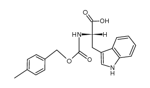 L-Nα-(p-Methylbenzyloxycarbonyl)tryptophan Structure