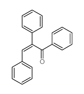 1,2,3-triphenylprop-2-en-1-one结构式