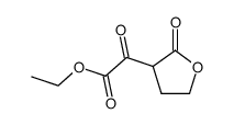 oxo-(2-oxotetrahydrofuran-3-yl)acetic acid ethyl ester结构式