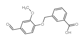 3-[(4-formyl-2-methoxyphenoxy)methyl]benzoic acid结构式