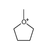 1-methyltetrahydro-1H-furan-1-ium结构式