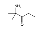 2-amino-2-methylpentan-3-one Structure