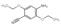 Benzonitrile, 4-amino-2,5-diethoxy- (9CI) structure