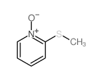 Pyridine,2-(methylthio)-, 1-oxide Structure