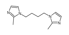 1,4-Bis(2-methyl-imidazol-1-yl)butane结构式