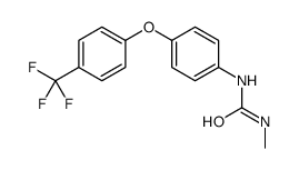 1-methyl-3-[4-[4-(trifluoromethyl)phenoxy]phenyl]urea Structure