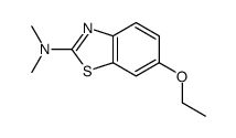 6-ethoxy-N,N-dimethylbenzothiazol-2-amine Structure