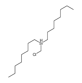 chloromethyl(dioctyl)silane Structure