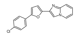 2-[5-(4-chlorophenyl)furan-2-yl]imidazo[1,2-a]pyridine结构式