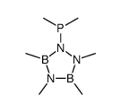 dimethyl-(2,3,4,5-tetramethyl-1,2,4,3,5-triazadiborolidin-1-yl)phosphane Structure