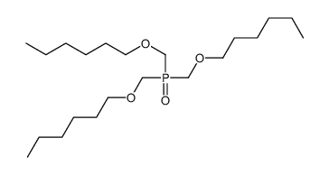 1-[bis(hexoxymethyl)phosphorylmethoxy]hexane Structure