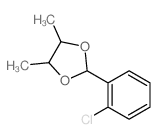 2-(2-chlorophenyl)-4,5-dimethyl-1,3-dioxolane Structure