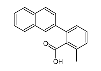 2-methyl-6-naphthalen-2-ylbenzoic acid结构式
