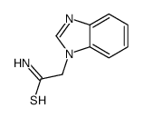 1H-Benzimidazole-1-ethanethioamide(9CI) Structure