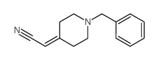 2-(1-Benzylpiperidin-4-ylidene)acetonitrile structure