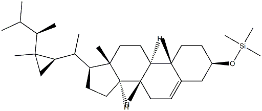 [(Gorgost-5-en-3β-yl)oxy]trimethylsilane structure