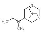 ethyl-methyl-(1,3,5-triaza-adamantan-7-yl)-amine Structure