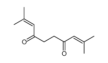 2,9-dimethyldeca-2,8-diene-4,7-dione Structure