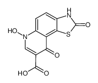 6-hydroxy-2,9-dioxo-2,3,6,9-tetrahydro-thiazolo[5,4-f]quinoline-8-carboxylic acid Structure