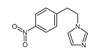 1-[2-(4-nitrophenyl)ethyl]imidazole结构式