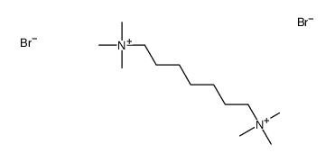 Bis-1,7-(三甲基铵)庚基二溴化物结构式