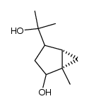 1-Methyl-4-(α-hydroxyisopropyl)bicyclo[3.1.0]hexan-2-ol结构式