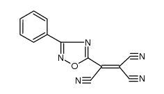 (3-phenyl-[1,2,4]oxadiazol-5-yl)-ethenetricarbonitrile Structure