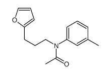 N-[3-(furan-2-yl)propyl]-N-(3-methylphenyl)acetamide Structure